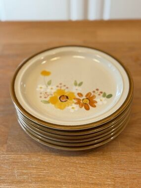 Vintage Stonecrest Andre Ponche "Autumn Glory" Salad Plates Set of 6 | HTF